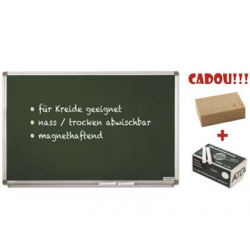 TABLA SCOLARA PT. CRETA MAGNETOPLAN 150X120 cm + CADOU!!! (Burete + 10 buc Creta)
