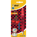 Stilou Bic Easy Clic Cherry, 1 bucata/blister