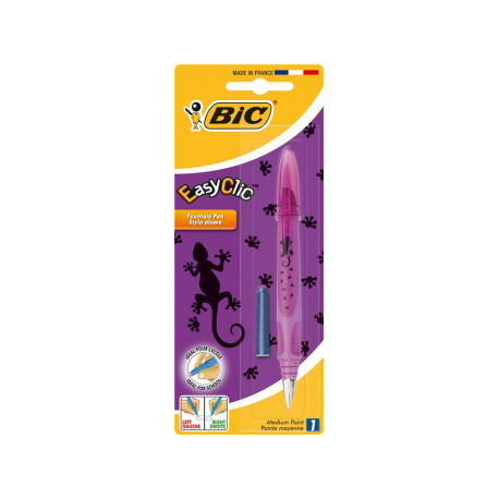 Stilou Bic Easy Clic Geko, 1 bucata/blister