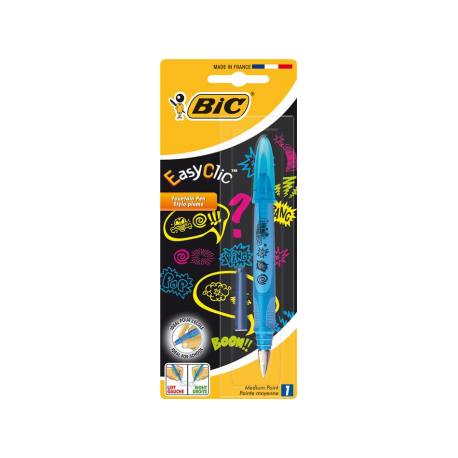 Stilou Bic Easy Clic Comic, 1 bucata/blister