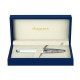 PIX WATERMAN CARENE CONTEMPORANY WHITE AND GUN METAL ST