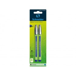 SET 2 FINELINER SCHNEIDER XPRESS 0,8 mm (BLISTER), albastru