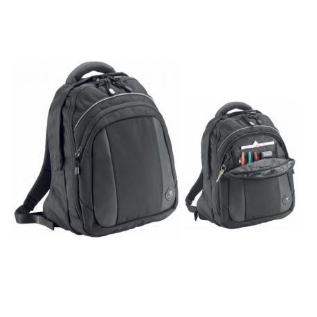 Rucsac laptop 16" (31x41x16cm), polyester DuraTuff1680, FALCON- negru/gri