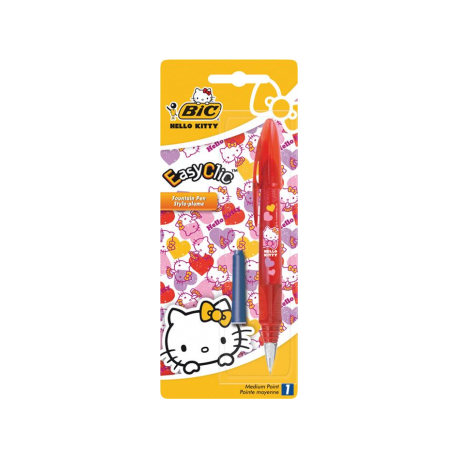 Stilou Bic Easy Clic Hello Kitty, 1 bucata/blister