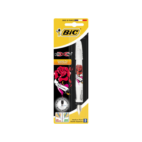 Stilou Bic XPen Décor Rose, 1 bucata/blister