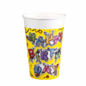 PAHARE PLASTIC 0,2L SET8 CELEBRATION