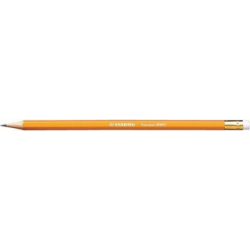Creion grafit cu radiera Stabilo Swano 4905, HB