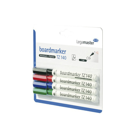 MARKER PT. WHITEBOARD LEGAMASTER TZ140, 4 bucati/set