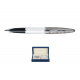 STILOU WATERMAN CARENE CONTEMPORANY WHITE AND GUN METAL ST