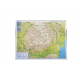 HARTA ROMANIEI RUTIERA-TURISTICA PE SUPORT MAGNETIC 115x85 cm