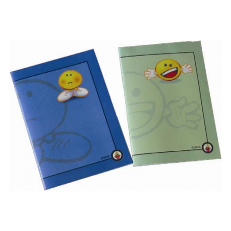 Caiet capsat Maxx Smiley, 145 x 203 mm, 80 file, matematica