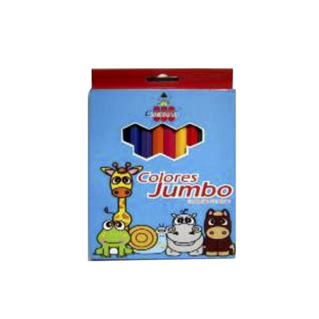 CREIOANE COLORATE PLASTIC JUMBO SET 12 CULORI