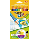 Creioane colorate Bic Tropicolors 2, 18 bucati/set