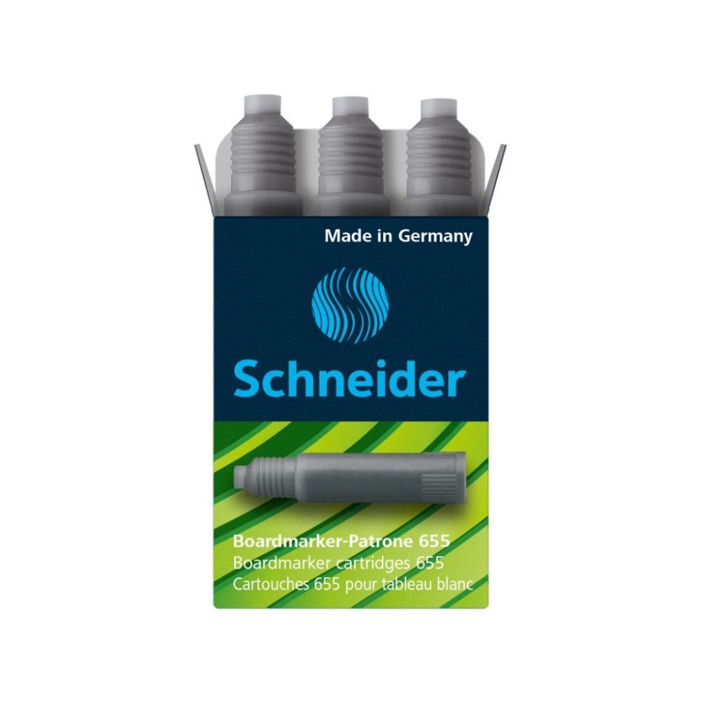 SET REZERVA SCHNEIDER 655 PT. MARKER REINCARCABIL TABLA ALBA/FLIPCHART ECO 655 - Officeclass.ro