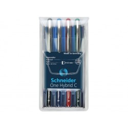 ROLLER SCHNEIDER ONE HYBRYD C 0,3 MM, 4 culori/set