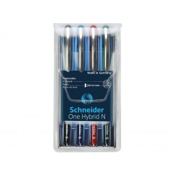 ROLLER SCHNEIDER ONE HYBRYD N 0,3 MM, 4 culori/set