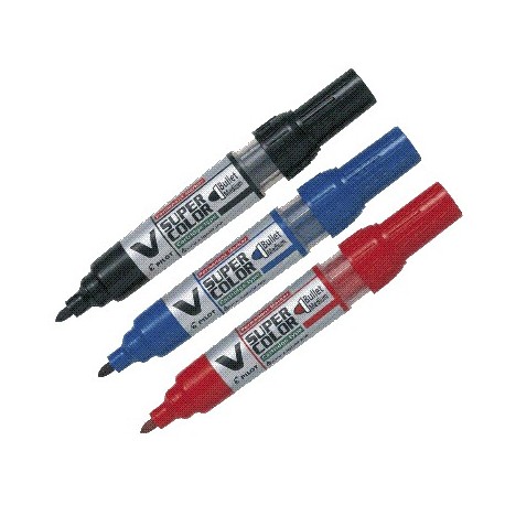 PERMANENT MARKER REINCARCABIL PILOT VSUPER COLOR