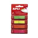 INDEX POP-UP APLI 12x45 mm, 160 file/set, 4 culori neon