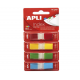 INDEX POP-UP APLI 12x45 mm, 140 file/set, 4 culori margine neon