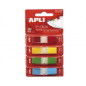 INDEX POP-UP APLI 12x45 mm, 140 file/set, 4 culori margine neon