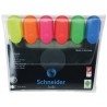 SET 6 TEXTMARKER SCHNEIDER JOB, varf tesit 1-5 mm SET 6 TEXTMARKER SCHNEIDER JOB, varf tesit 1-5 mm