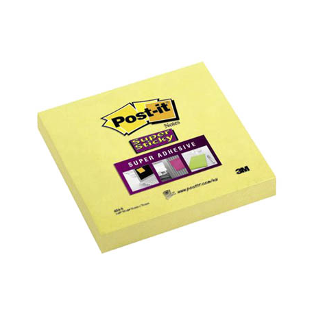 NOTES AUTOADEZIV POST-IT SUPER STICKY 76x76 mm, galben narcisa