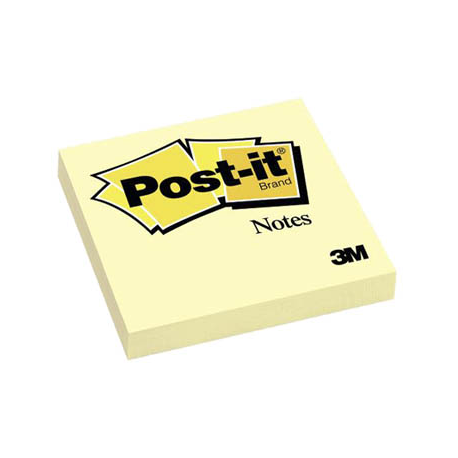 NOTES AUTOADEZIV POST-IT 76x76 mm, galben pastel