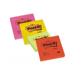 NOTES AUTOADEZIV POST-IT 76x76 mm, culori neon