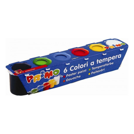 Tempera speciala Primo Morocolor, 6 culori, standard