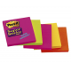 NOTES AUTOADEZIV POST-IT SUPER STICKY 76X76 mm, 5 culori neon/set