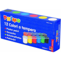 Tempera speciala Primo Morocolor, 12 culori, standard