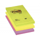 NOTES AUTOADEZIV POST-IT LINIAT 152X102 mm, culori neon