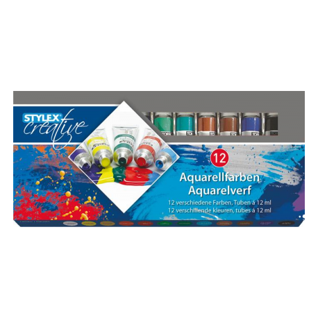 Tempera, 12 ml/culoare, 12 culori/set