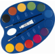 Acuarele cu paleta Morocolor Easy Colour, 12 culori/set