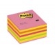 CUB NOTITE AUTOADEZIVE POST-IT 76x76 mm, galben/roz neon 