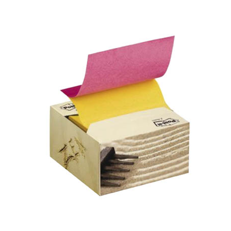 DISPENSER DECO Z-NOTES POST-IT PT. NOTES AUTOADEZIV 76X76 mm, roz/galben neon