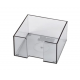 SUPORT CUB HARTIE 8,5x8,5 CM, plastic transparent