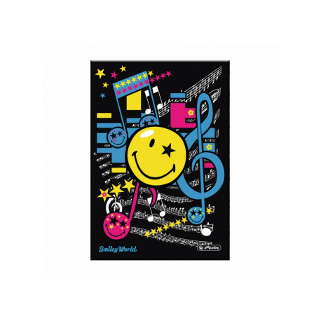 CAIET A5 96F PATRATELE COPERTA TARE SMILEY WORLD POP