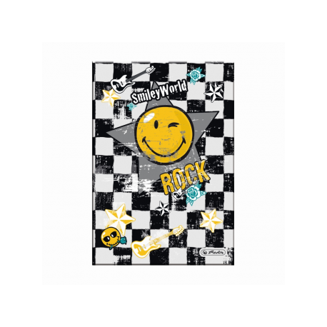 CAIET A5 96F PATRATELE COPERTA TARE SMILEY WORLD ROCK