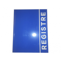 REGISTRU LUX A4, 80 file (coperta carton plastifiat)