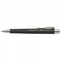 Pix Cu mecanism si Grip Negru Poly Ball Faber-Castell