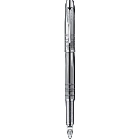 PARKER IM PREMIUM 5th ELEMENT SHINY CHROME CHISELLED CT