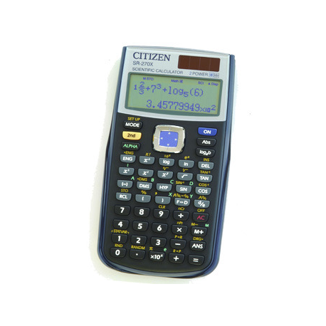 CALCULATOR STIINTIFIC 10+2 digiti, CITIZEN SR-270X 