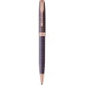 PIX PARKER SONNET ROYAL Chiselled Silver Purple PGT (argint masiv 925)