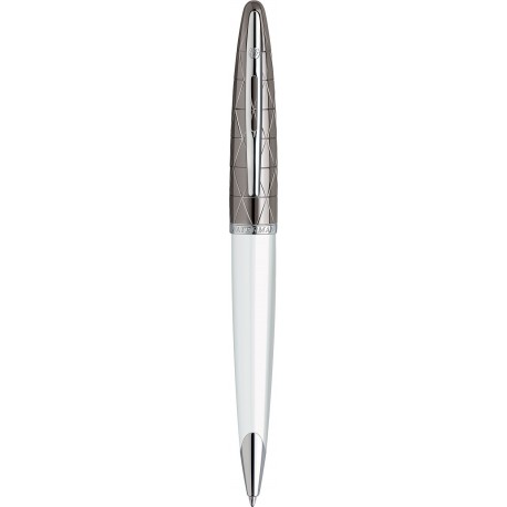 PIX WATERMAN CARENE CONTEMPORANY WHITE AND GUN METAL ST