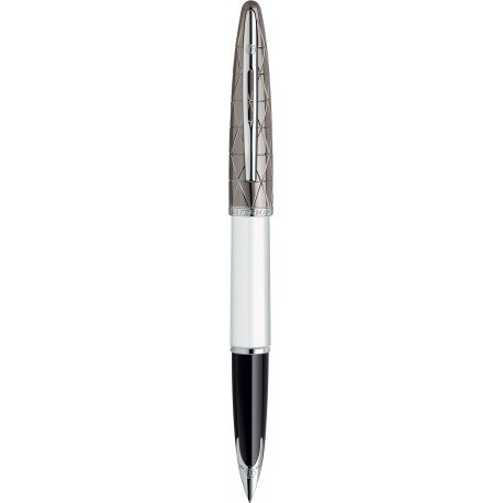 STILOU WATERMAN CARENE CONTEMPORANY WHITE AND GUN METAL ST