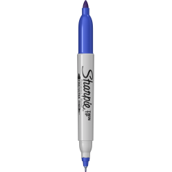 PERMANENT MARKER CU 2 VARFURI 0,5/1.00 mm SHARPIE TWIN TIP