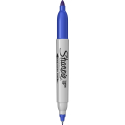 PERMANENT MARKER CU 2 VARFURI 0,5/1.00 mm SHARPIE TWIN TIP