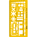 SABLON TEHNIC ROTRING MOBILIER 1:100, S0238851