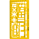 SABLON TEHNIC ROTRING MOBILIER 1:50, S0238921